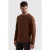 PME Legend regular fit longsleeve met print – roodbruin