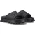 Hunter Moulded Stacked Slider Polyester Dames Zwarte Slippers