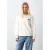 MANGO TEEN sweater met backprint wit