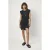 Dante6 Talie Drapey Pleated Skirt Washed Black