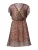 ABOUT YOU Jurk ‘Darina’  lichtbeige / bruin / zwart
