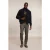 River Woods Custom Fit Ribbed Wool-cashmere Roll Neck Sweater Ganache Br