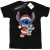Li-cense Disney dames lilo and stitch kerstmis katoenen vriendje t-shirt