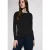Cecil Dames Materiaalmix shirt met lange mouwen in Zwart