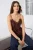 TRENDYOLMİLLA Dames Bruin Stippen Mouwloos Regular fit Blouses
