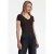 G-Star RAW Shirt met V-hals Base v t wmn cap sl met kleine logoprint voor