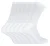 6 paar sportsokken van bamboe/biologisch katoen – Wit