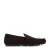 Manfield suède mocassins bruin