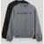 Heren Geprinte Ronde Hals Sweater