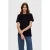 SELECTED FEMME T-shirt SLFMYESSENTIAL van katoen zwart