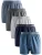 Next Boxershorts  blauw / marine / donkergrijs / grijs gemêleerd