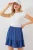 Textured Minirok met Voering