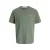 JACK & JONES regular T-shirt met backprint donkergroen