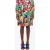 Moschino Allover Nautical Silk Twill Skirt Multicolor