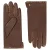 Roeckl Vingerhandschoenen ‘BERLIN’  bruin / cognac / donkerbruin
