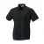 Russell Collection Dames/Dames Poplin Easy-Care Formeel Overhemd met Korte Mouwen (Zwart)