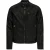 Only Heren-bikerjack met rits en zakken, effen (Zwart)
