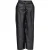 Donkergrijze kunstleren broek