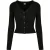 Urban Classics Dames kort gebreid geribd vest
