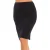 Dames Midi Onderrok met Elastische Tailleband Q300