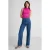 Anytime high waist loose wide leg jeans mid blue