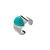 Luxenter sheak agaat blauwe ring