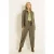Claudia Sträter suèdelook barrel broek – kaki