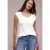 Street One Dames Shirt zonder mouwen met diamanten halslijn in Wit