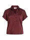 VILA Blouse ‘VIENNA RAVENNA’  karmijnrood