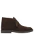 CLARKS Desert Bt Evo Heren Veterschoenen – Dark Brown Suede