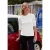 Effen basic shirt met ronde hals