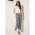 7/8 Broek met gedessineerde Wide Legs