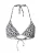 Marc O’Polo Bikinitop ‘Millefleur’  navy / nachtblauw / wit