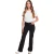 Be You Denim bootcut-jeans voor dames (Zwart)