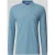 FYNCH-HATTON Regular fit poloshirt met lange mouw met labelstitching