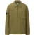 Pretty Green Nylon overshirt voor heren (Kaki Groen)