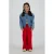 Vingino wide leg broek rood