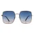 Guess GF0419 28W glanzend rosëgoud blauw gradiënt zonnebril