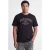 JACK & JONES PLUS SIZE relaxed fit T-shirt met print – zwart