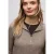 Street One Dames Shirt met geribde structuur in Bruin