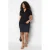 Trendyol Curve Dames Zwart Effen Kort Getailleerd Grote maten Blouses