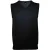 SOLS Unisex volwassen heren gebreid mouwloos sweatvest (Zwart)