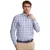 River Woods Custom Fit Checked Shirt Blue/beige