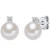Valero Pearls Oorbellen  zilver / transparant / parelwit