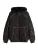 Bershka Winterjas  zwart / wit