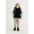 Liewood reversible gewatteerde winterjas Jackson blauw/wit