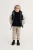 Liewood reversible gewatteerde winterjas Jackson blauw/wit