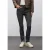 Street One Dames Slim Fit gecoate broek in Zwart