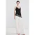 Mango asymmetrische top zwart