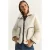 Faux leren gedetailleerde pluche jas